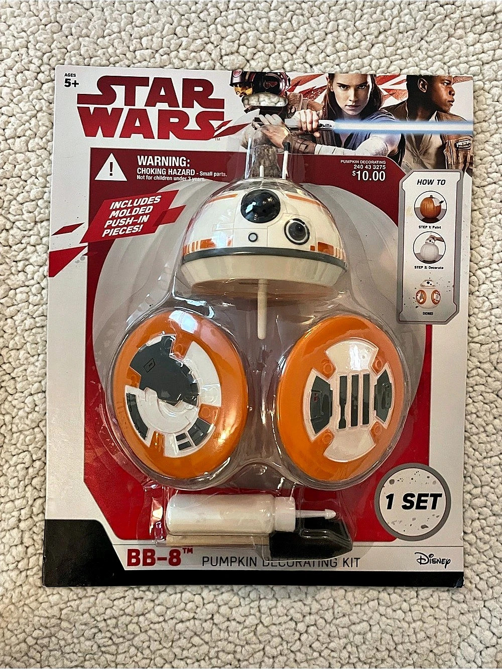 Disney BB-8 Pumpkin Decorating Kit Pumpkin Decorating Kit NWT